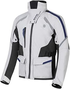 Scoyco Adventure Touring Motorcycle Jacket Waterproof Full Body Protective Gear Armor Autumn Winter Motorbike Moto Clothing