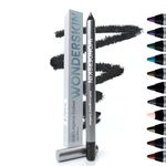 Wonderskin 1440 Longwear Black Glitter Eyeliner Pencil - Waterproof, Sharpenable Black Eyeliner Pencil & Smudge Proof Eye Liner Pencil (Black Truffle)