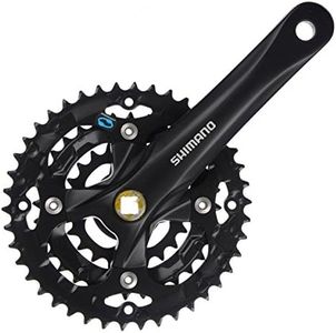 SHIMANO M361 Hybrid Crankset (Black, 175mm X 42/32/22T)