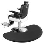 3ft. x 5ft. Salon Floor Mat, Lorvain Anti Fatigue Barber Shop Chair Mat for Circle Chair Base Hair Stylist Beauty Floor Mats Thick Half Round Office Comfort Floor Mat for Salon & Barber Supplies