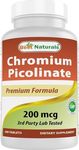 Best Naturals Chromium Picolinate Tablet, 200 mcg, 240Count