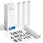 POLONO D810 Thermal Printer Paper 8.5 x 11 Inch, Advanced Thermal Printing, US Letter Size Thermal Paper Compatible with D810, Size 8.5" x 11", 4 Rolls, 7m