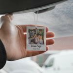 Personalised Photo Car Ornament Hanging Car Polaroid Any Image Driving Test Pass Gift Idea First Car Charm Gift