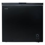 HYE Chest Freezer - 205L Freezer, Quiet 42 dB Operation, Mechanical Temperature Control, Freestanding Design, Black, Perfect For Kitchens, Garages & Utility Rooms - RF01CF205B24