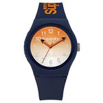 Superdry Unisex Analog Quartz Watch with Silicone Strap SYG198UO