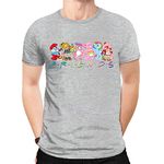 Cartoon Friends Nostalgia Tee Vintage 80S Friends Shirt,Matching Friends Shirt, Grey, Large