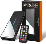 TUMMASTER Premium Magnetic Fan Controller hub with 9 Posts & argb Illumination - Remote Control for Gaming pc Builds, DIY Enthusiasts & Chassis setups