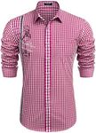 COOFANDY Men's Traditional Shirt Sl