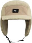 CLAPE Polar Fleece Baseball-Style Trapper Hat - Winter Warm Russian Ushanka Trooper Snow Eskimo Hat With Ear Flaps for Cold Weather