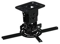 QualGear eHotCafe PRB-717-BLK Universal Projector Ceiling Mount, Black