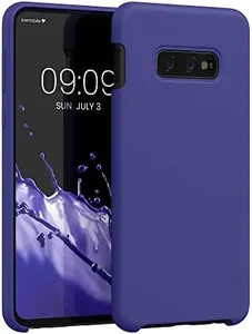 kwmobile Case Compatible with Samsung Galaxy S10e Case - TPU Silicone Phone Cover with Soft Finish - Blue Violet