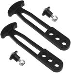 VGOL 2PCS 3 Holes T Shaped Rubber Buckle Rubber Retaining Latch Band 15.2cm Black Rubber Boat Telescoping Ladder Strap Compatible with Yamaha AR SX LX