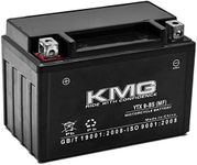 KMG Battery Compatible with Honda EU3000 Generator 0-2011 YTX9-BS Sealed Maintenance Free Battery High Performance 12V SMF OEM Replacement Powersport Motorcycle ATV Scooter Snowmobile