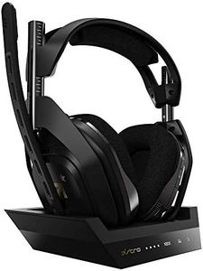 ASTRO Gaming A50 Wireless + Base Station for Xbox One & PC - Black/Gold (Renewed)