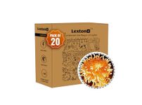 Lexton 40 Feet LED Decorative String Light | Plug Sourced | Suitable for Indoor & Outdoor Decorations, Diwali, Christmas, Wedding, Party, Lawn, (Pack of 20, Orange)