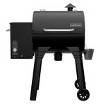 Camp Chef PG24XT Smoke Pro Pellet Grill and Smoker BBQ with Digital Controls and Stainless Temp Probe, Black
