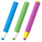 MEKO Switch Stylus Pen for Kids Amazon Fire Tablet 3 Pack,Kid-Friendly Stylus Pens for Fire HD Tablet 8/10, Kindle, Kids Samrt Watch, iPad Pro/Mini/Air, iPhone, Easy Grip Durable & Safety