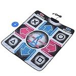 Serounder Dance Mat for Kids Adults, Non-Slip Wear-Resistant Dancing Step Dance Pad USB Dancer Blanket Musical Play Mat with CD for PC Laptop Computer Video Game