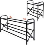 3-Tier Expandable Shoe Rack, Adjust