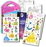 Disney Princess Stickers Travel Activity Set with Stickers, Activities, and Castle Door Hanger