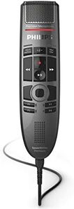 Philips SpeechMike Premium Touch USB Dictation Microphone for Crystal Clear Recording and Best Voice Recognition, Barcode Scanner, Sensory Control Panel and Press Buttons, Charcoal Grey SMP3800