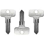 (3) KeyPower 4010321 Blank Keys For Polaris 4 wheeler ATV Ranger RZR Snowmobile, Key Code :22xx, 23xx, 27xx, 28xx Series