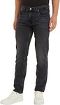 Calvin Klein Jeans Men Jeans Authentic Straight Fit, Blue (Denim Black), 32W / 34L