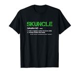 Cool Uncle Gift - Skuncle Definition - Funny Marijuana Weed T-Shirt