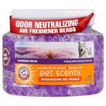 Arm & Hammer Air Care Pet Scents Deodorizing Gel Beads in Lavender Fields | 12 oz Pet Odor Neutralizing Gel Beads with Baking Soda | Air Freshener Beads for Pet Odor Elimination