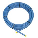 Polypipe 25 metre Roll of 25mm Blue Water Mains Service MDPE Pipe 2525BU