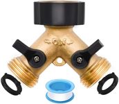 1/2/4 Pack Hose Splitter, 2 Way Hea