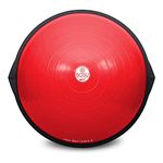 BOSU 72 10850 Home Gym Equipment The Original Balance Trainer for Physical Exercise, Rehab, Large Balance Ball 65 Centimeter Diameter, Red and Black