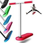 2023 Indo 570 Red Trick Scooter - Trampoline Scooter & Pro Scooter for Kids - Trick Scooter for Kids Ages 6-12 - Practice & Improve Scooter Tricks from Home - Indoor & Outdoor Stunt Scooter