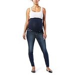 Signature by Levi Strauss & Co. Gold Label Women's Maternity Skinny Jeans, Blue Laguna-waterless, Large