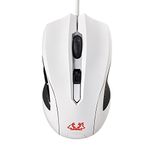 ASUS Cerberus Arctic Ambidextrous Optical Gaming Mouse with Four-Stage DPI Switch and LED Indicator