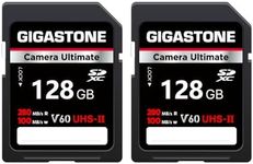 GIGASTONE 128GB 2-Pack SD Card UHS-