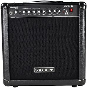 Vault Frenzy 40 Watt Guitar Combo Amplifier with Analog Distortion, Reverb & Delay All Playable Together