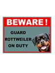 999Store office supplies sunboard beware of dogs sticker signage sign board grey (30X22 Cm)