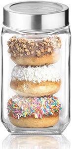 Treo by Milton Cube Storage Glass Jar 800 ml 1 Pc Transparent