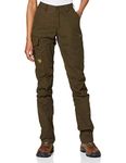 Fjallraven Women's Karla Pro Trousers Curved W Sport Trousers, Green, 44 UK