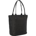 Piel Leather X-Large Laptop Tote Bag, Black, One Size