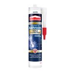 UniBond Triple Protection Stop Mould Silicone Sealant For Kitchen & Bathrooms, White Silicone Sealant Repels, Kills and Prevents Mould Growth, Long-Lasting Shower Sealant, 1x291g Cartridge