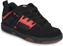 DVS Men's Gambol Skate Shoe, Black/Red, 7.5