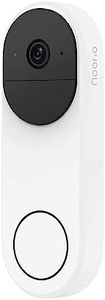 Noorio D110 Doorbell Camera Wireless No Subscription on 16GB Local Storage, Smart Video Doorbell Work with Alexa, Motion and Chime App Alert, Two-Way Talk, IP65 Waterproof, 2K+ Color Night Vision