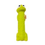 Foodie Puppies Dog Squeaky Chew Latex Rubber Toy - (Green Frog) | for Small Dogs & Puppies | Cotton Filled, Durable, Soft, Animal Design, Chew Safe Play Toy | Reduce Separation Anxiety (Size: 22.5cm)