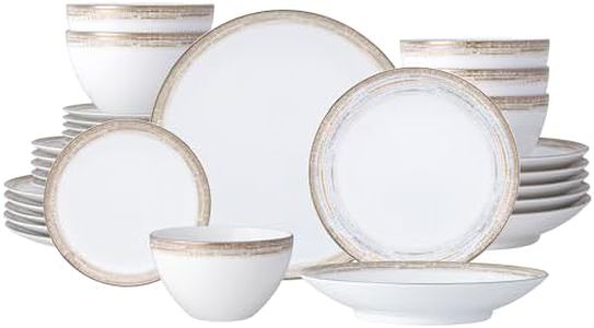 Raylan 30-Piece Dinnerware Set, Service for 6