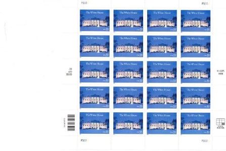 White House 20 x 33 Cent U.S. Postage Stamps 1999 - Scott 3445