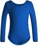 DANSHOW Girls' Team Basic Long Sleeve Leotard for Toddler Gymnastics Dance Ballet(2KD3028-L-05)