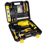 iBELL VORMIR Professional Tool Kit with 650W Impact Drill VR TD13-139, 13mm chuck, 2800 RPM, copper armature, 2 modes, Forward/Reverse, DIY repair kit with 139 accessories, 6-month warranty.