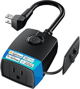 meross Smart Dimmer Plug, Outdoor Smart Plug WiFi Works with Apple HomeKit, Alexa, Google Home, IP44 Waterproof Outdoor Dimmer for String Lights, Routine Offline Control, Sunset & Sunrise